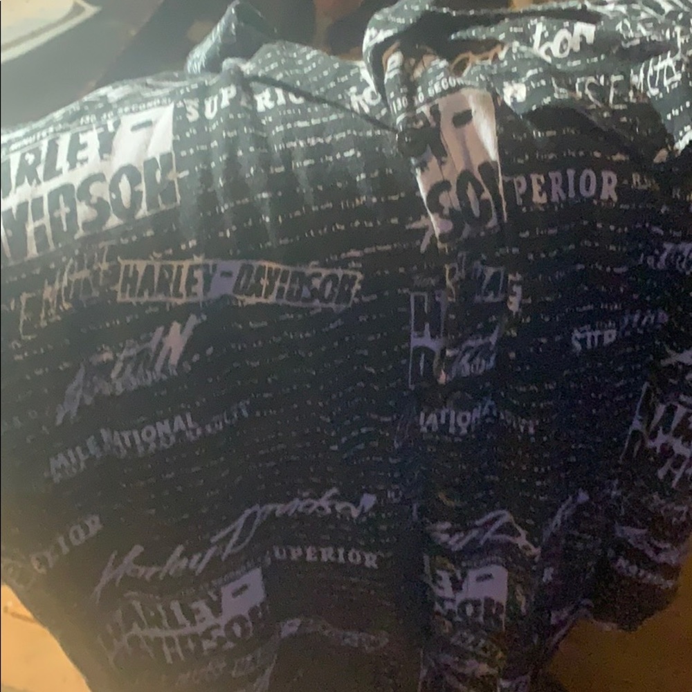 Harley Davidson button up